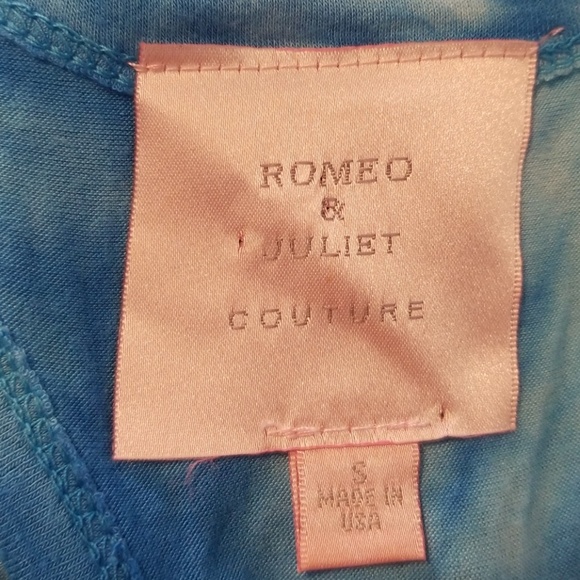 Long Ruffled Racerback Tie Dye Tank - Picture 4 of 4